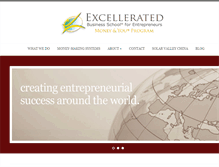 Tablet Screenshot of excellerated.com